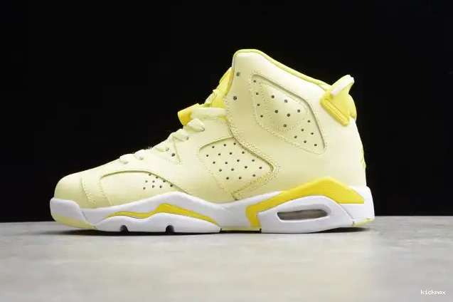 543390-800 Yellow Air (GS) Retro 6 Jordan Dynamic Floral 0604